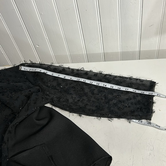 Lindor blouse, petite, black, eyelash - Picture 11 of 11